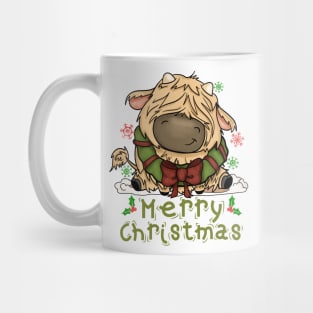 Kids Cow Christmas Cute Cow Merry Christmas Mug